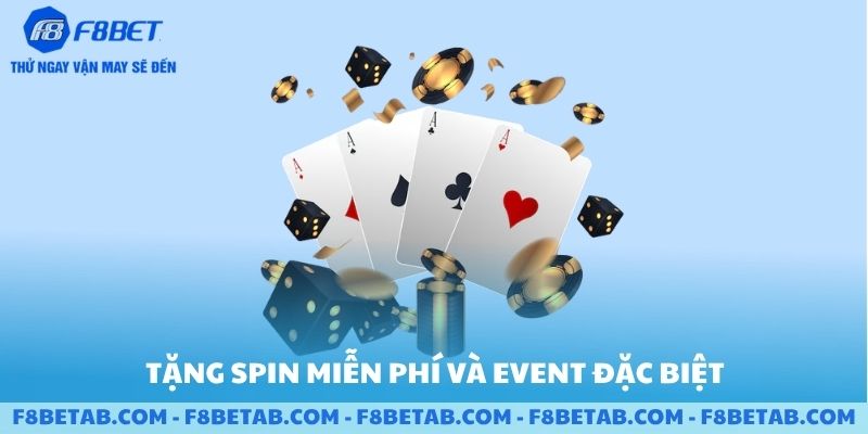 Tặng vòng quay miễn phí và các event đặc biệt