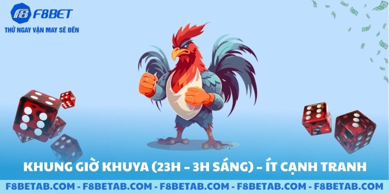 Khung giờ khuya của đá gà trên F8BET